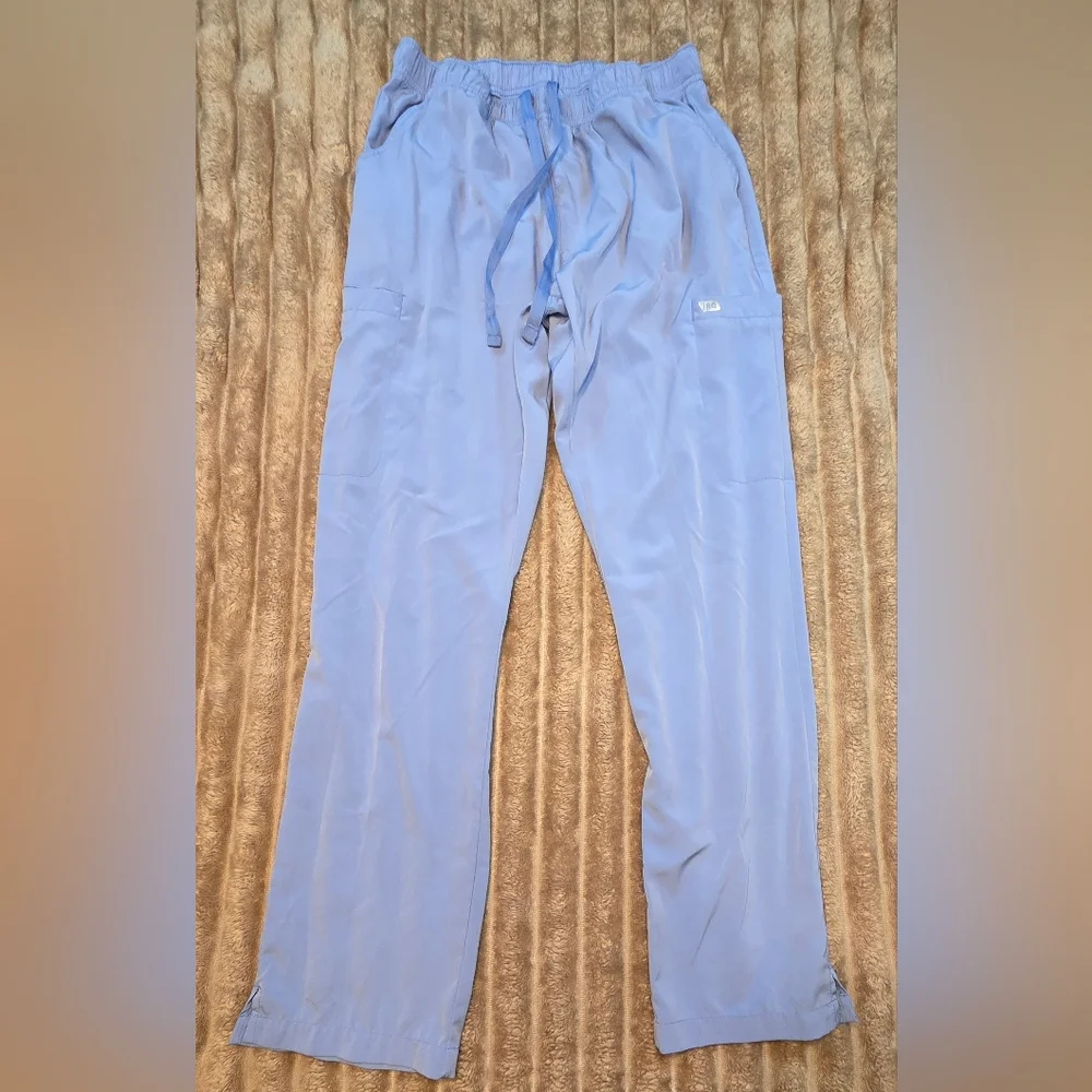 Elevate IRG: Women's full elastic Scrubs Pant...CIEL BLUE ...Size M - Picture 1 of 9